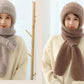 💥50 % Rabatt✨Winter-Specials✨ Gefütterte, warme und verdickte Mütze mit Schal