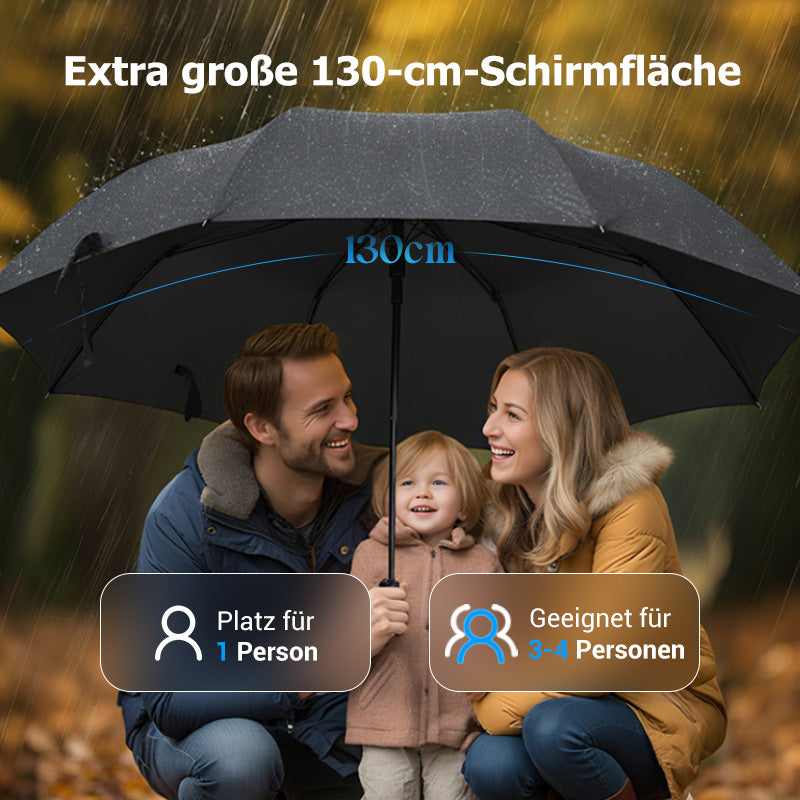 🌂55% Rabatt🔥Großer faltbarer Regenschirm mit 12 windfesten Speiche
