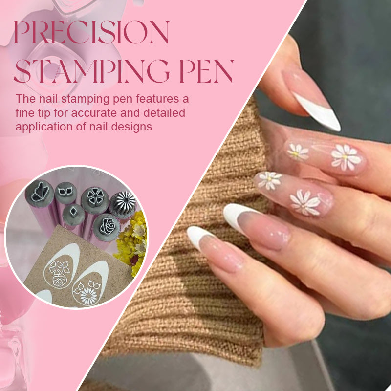 💥Hot Sale 49% korting❣️Nail Art Stamp Pen (einfach zu bedienen, auch für Anfänger)