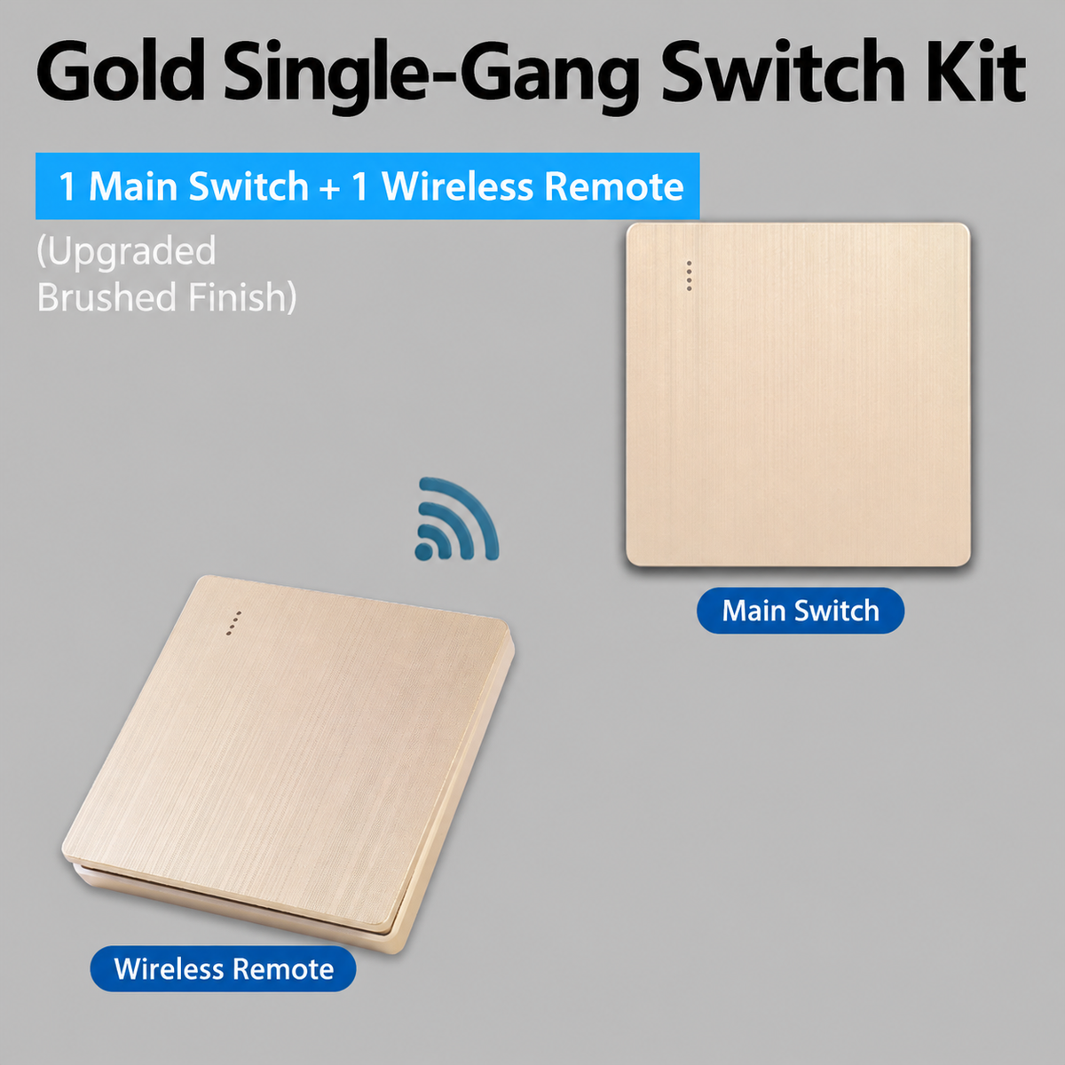 ⏳Zeitlich begrenztes Angebot⏳ 💡 Drahtloser Wandschalter mit Empfänger