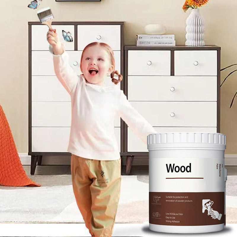 👍🍃Umweltfreundliche, geruchsneutrale Reparatur- und Renovierungsfarbe für Holzmöbel auf Wasserbasis