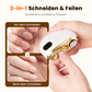 ⏳Zeitlich begrenztes Sonderangebot⏰2-in-1-Nagelknipser und elektrische Nagelfeile