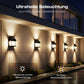 🐺✨ Bewegungs-Sensor Solar-Wandleuchte in Wolfram-Design – automatisch, wetterfest & energieautark. Perfekte Sicherheitsbeleuchtung für Garten und Eingang. 🌞🔋