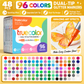 🏆Magic Glitter Outline Markers✨Zweifarbige Kunststifte mit zwei Spitzen