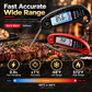 Schwarzes digitales Fleischthermometer mit Sofortanzeige