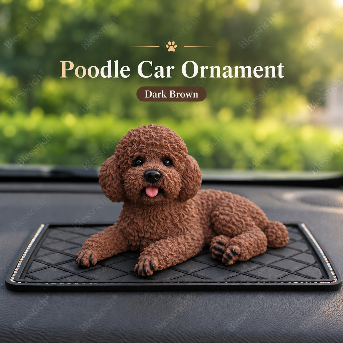 Pudel-Auto-Anhänger – Die süßeste Aufwertung für das Armaturenbrett 🐶✨