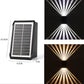 Wasserdichter 4-LED-Solar-Wandstrahler für den Außenbereich