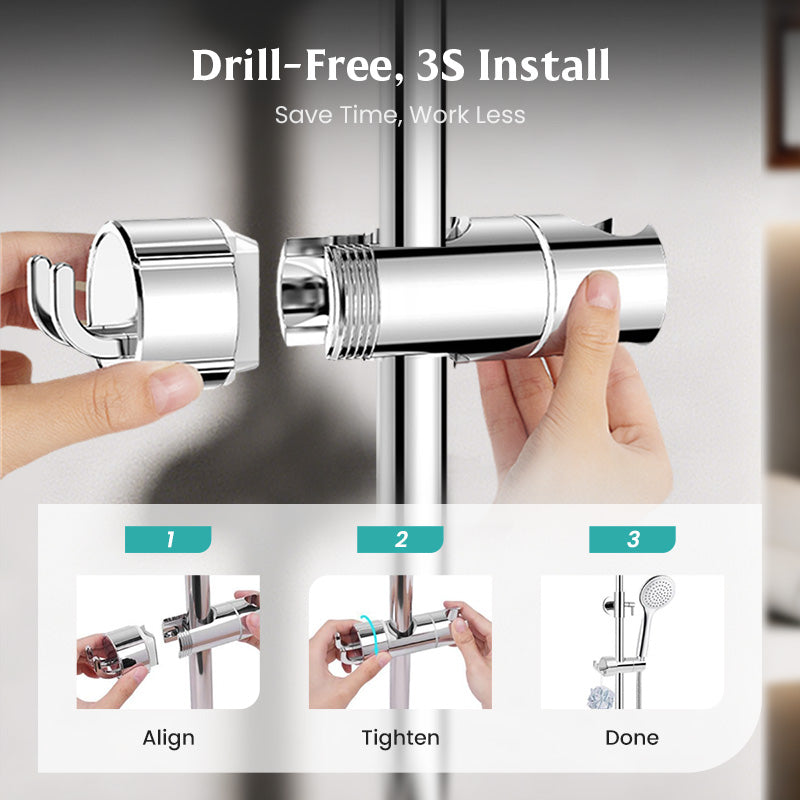 🚿💥50 % RABATT – Handbrausehalter ohne Bohren