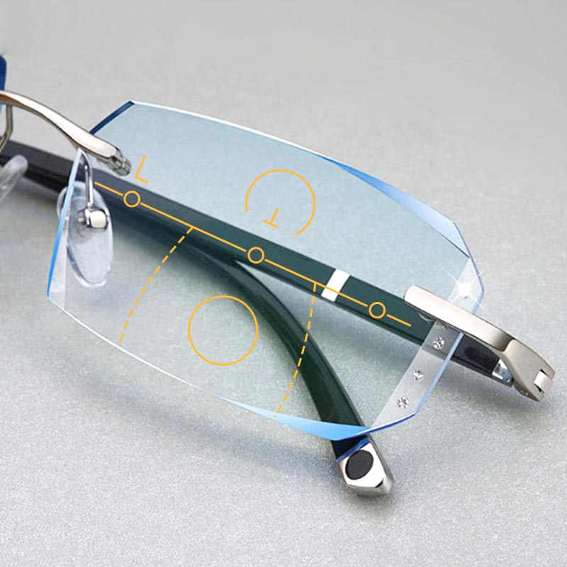 🔥Neue Lesebrille mit doppeltem Verwendungszweck, Blaulichtfilter und hoher Saphirhärte✨