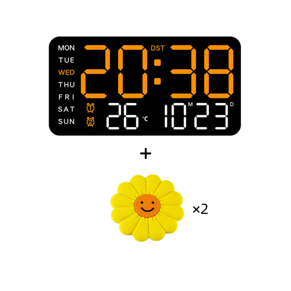 📢📢50 % RABATT!! ⏰Multifunktionale dekorative LED-Digitalwanduhr, die grenzenlose Digitaluhr für das moderne norwegische Zuhause