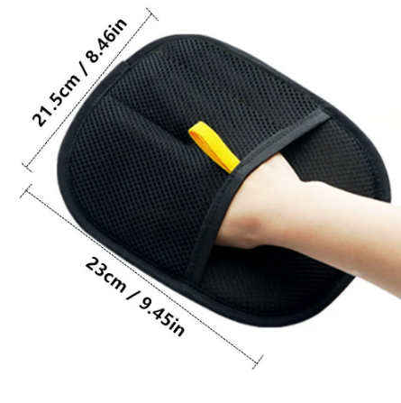 Antistatische Handschuhe zum Enthaaren von Haustieren