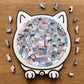 🎅Weihnachtsverkauf 46% Rabatt🐱135-Stk. Morandi-farbiges Katzenpuzzle aus Holz🎁
