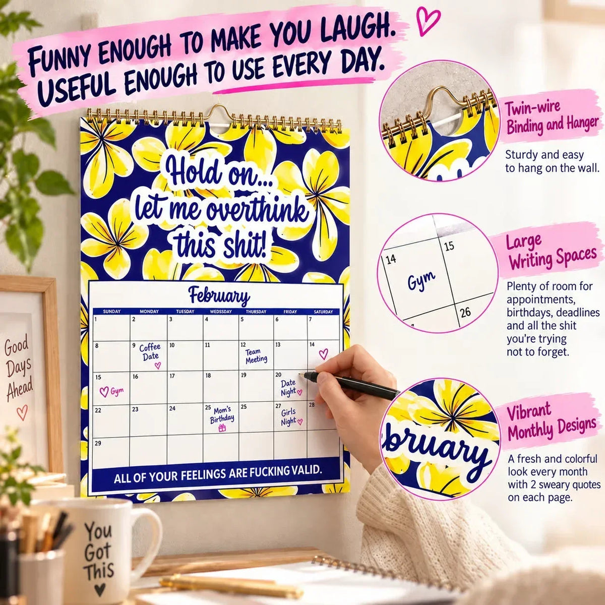 📅 Kalender 2027 mit Illustrationen