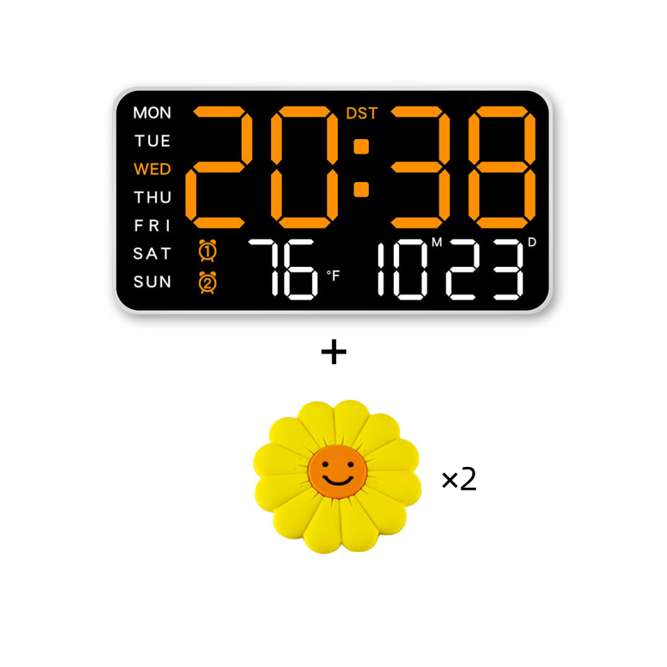 📢📢50 % RABATT!! ⏰Multifunktionale dekorative LED-Digitalwanduhr, die grenzenlose Digitaluhr für das moderne norwegische Zuhause