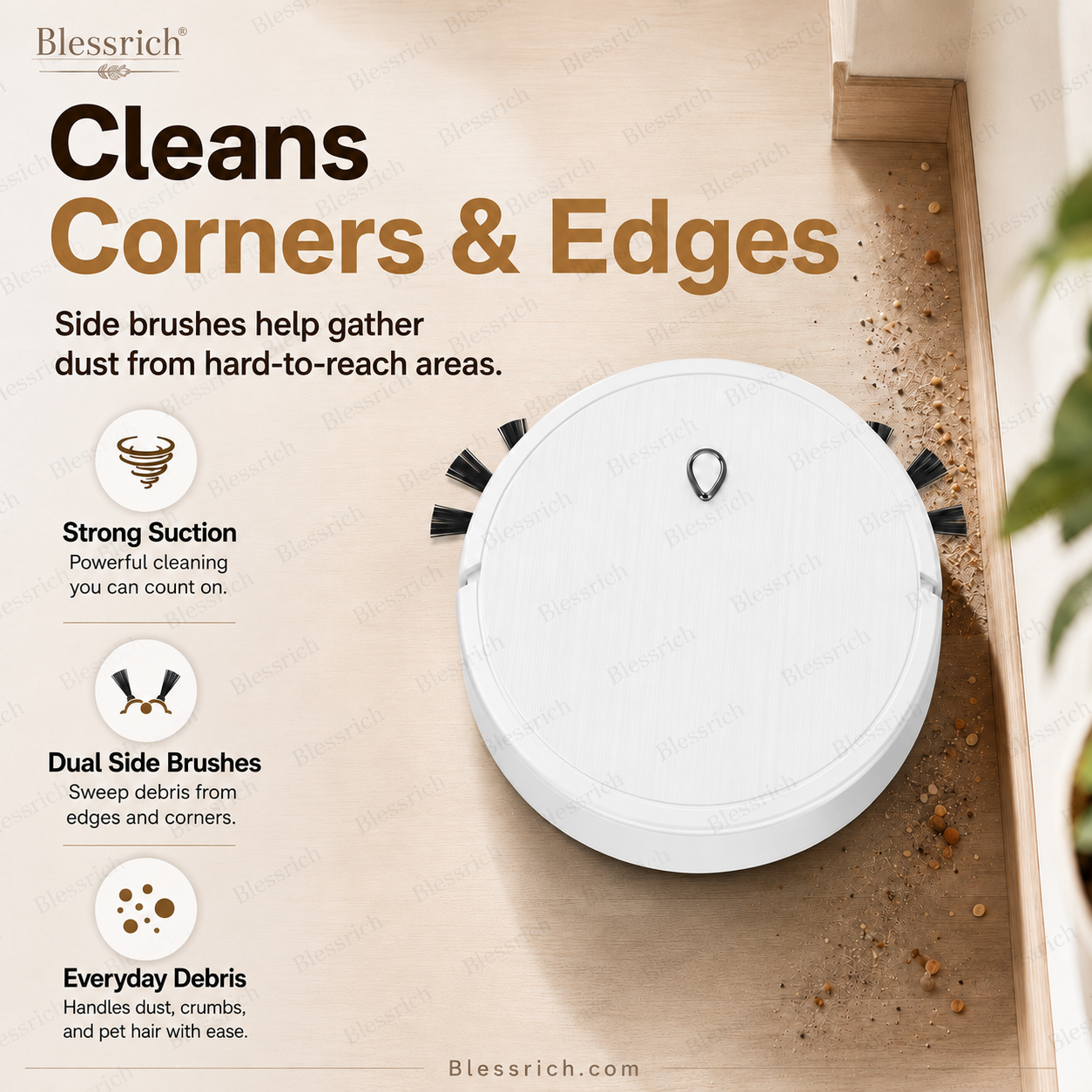 SmartSweep™ 3-in-1-Roboterstaubsauger