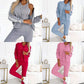 Dreiteiliges Set für Damen, bestehend aus einer Jacke und einer Baseballhose