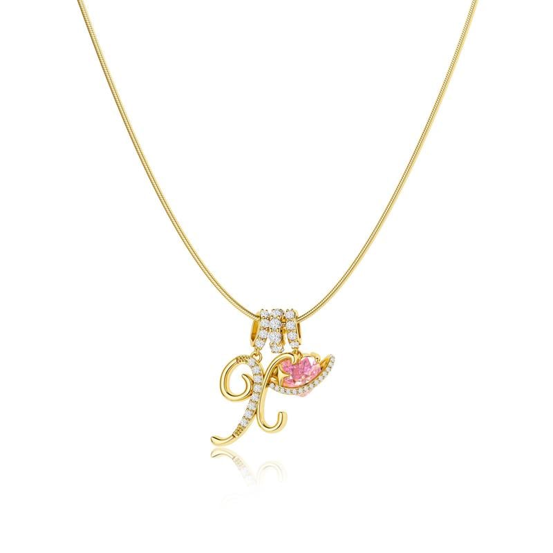 💖 LETZTER TAG – 57 % RABATT ✨ 3-lagige Anhänger-Halsketten mit Initialen A-Z 🎀 | Personalisiert & elegant