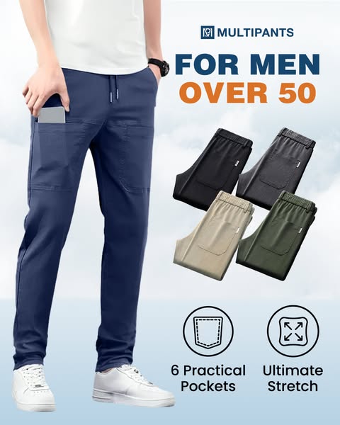 Über 50.000 Stück verkauft!🔥MultiPants – Hochflexible, strapazierfähige Cargohose mit mehreren Taschen