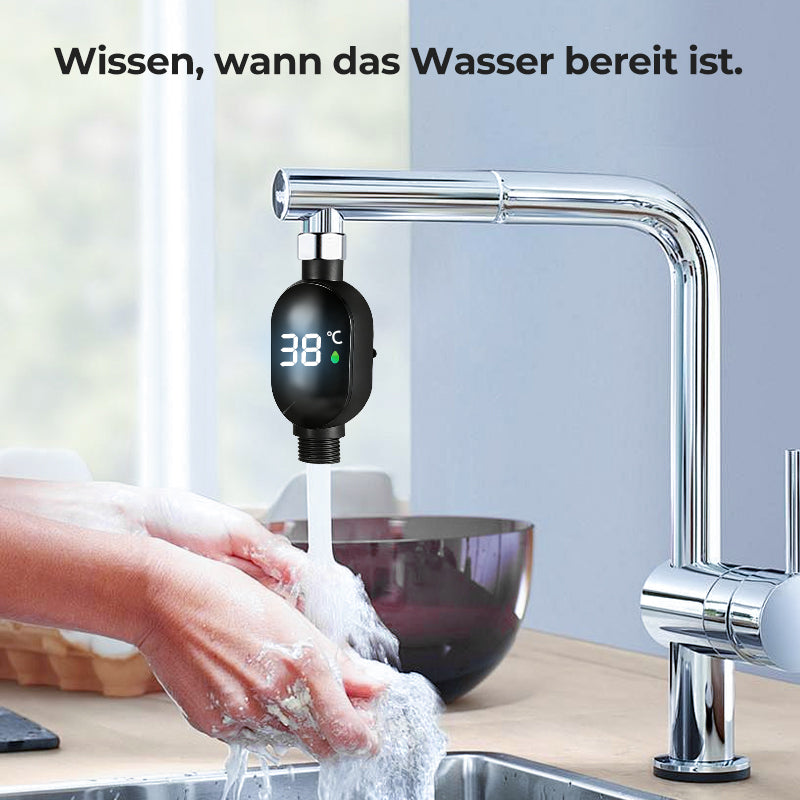 💧 Duschthermometer 🌡️ Schluss mit Raten - Sofortige Temperatur! 🚿