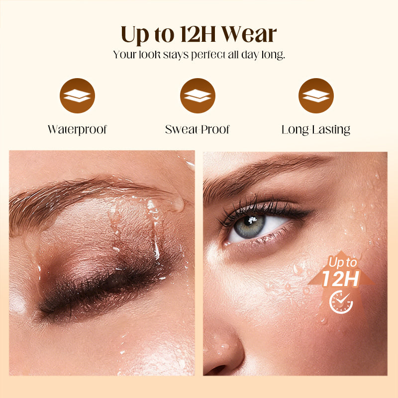 🎄Über 50.000 Stück verkauft! 🎁✨8 Farben Glitzer-Lidschattenstift Wasserfest, langanhaltend und vielseitig einsetzbar