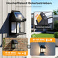 🐺✨ Bewegungs-Sensor Solar-Wandleuchte in Wolfram-Design – automatisch, wetterfest & energieautark. Perfekte Sicherheitsbeleuchtung für Garten und Eingang. 🌞🔋