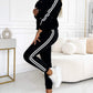 Dreiteiliges Set für Damen, bestehend aus einer Jacke und einer Baseballhose
