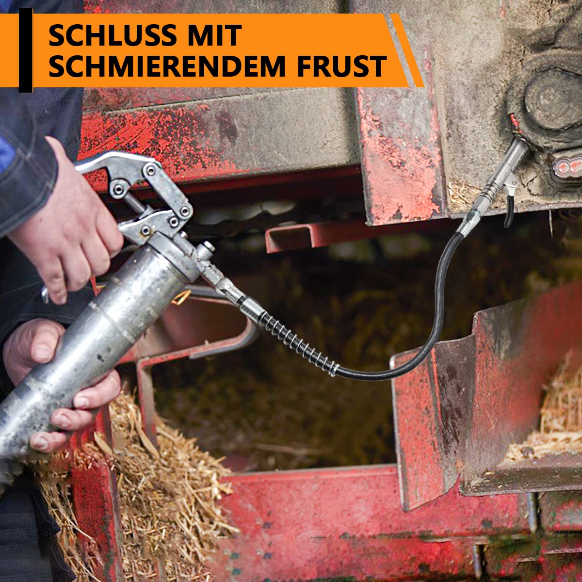 50% Rabatt ⛽⛽ Starke Verriegelung bei Fettkupplungen mit Federflexschlauch