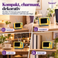 Klassische Retro-Mini-TV-Handheld-Spielkonsole GV300S – Nostalgische kabellose Konsole mit TF-Karten-Version