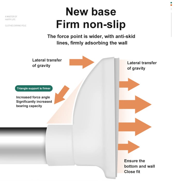 🔥40% OFF TODAY - Bohrfreie verstellbare Stange (Kauf 3 kostenloser Versand)