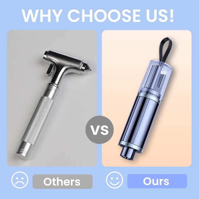 Notfall-Autofenster-Brecher mit Sicherheitsgurt-Schneider