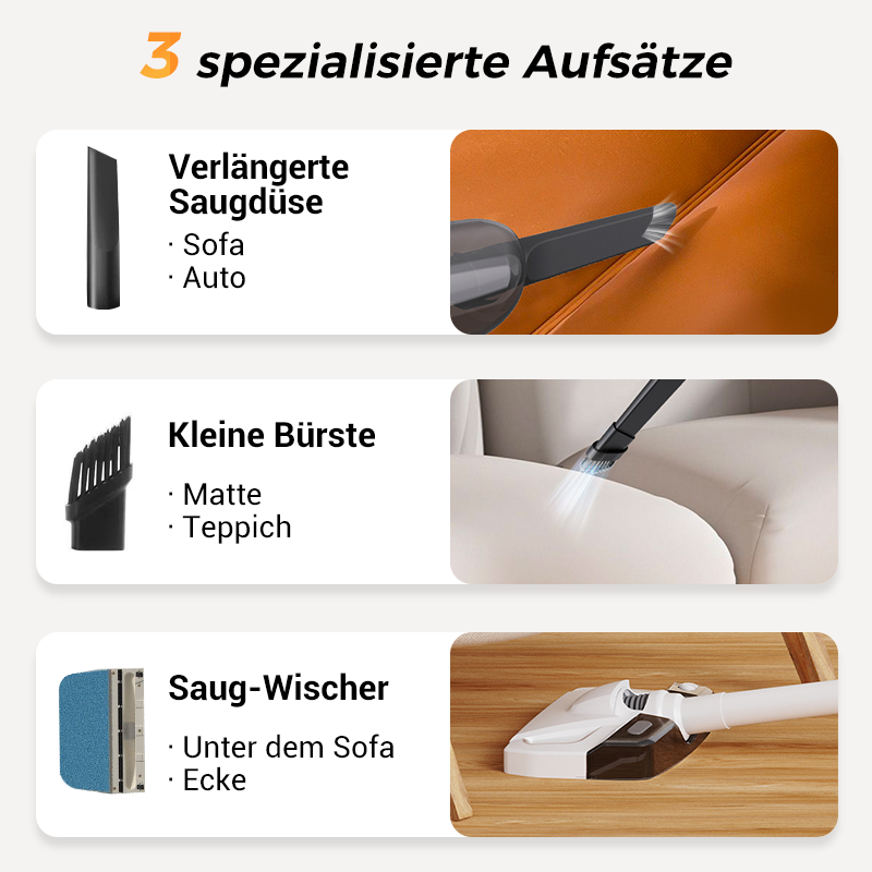 Tragbarer kabelloser Staubsauger✈️Kostenlose Lieferung