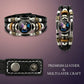 💥Last-Minute-Angebot – 57 % Rabatt ☪️Im Dunkeln leuchtendes Lederarmband mit Sternzeichen für Männer und Frauen (6,9/8,1 Zoll)♑️