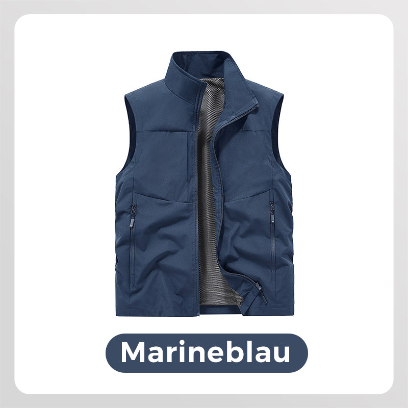 ⏳ begrenzte Zeit 50% Rabatt! 💥Wasserdichte Cargoweste für Herren