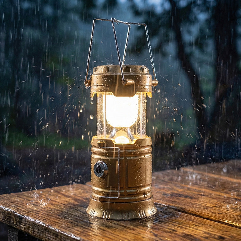 👍🔥46.000+ verkauft!⚡💡Wiederaufladbare LED-Solar-Laterne – Zusammenklappbar, magnetisch & perfekt als Notlicht bei Stromausfall