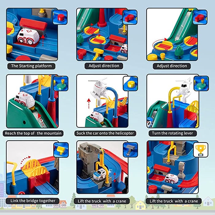 💥Das beste Geschenk💥City Adventure Rescue – Lernspielzeug für Kleinkinder