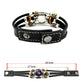 💥Last-Minute-Angebot – 57 % Rabatt ☪️Im Dunkeln leuchtendes Lederarmband mit Sternzeichen für Männer und Frauen (6,9/8,1 Zoll)♑️