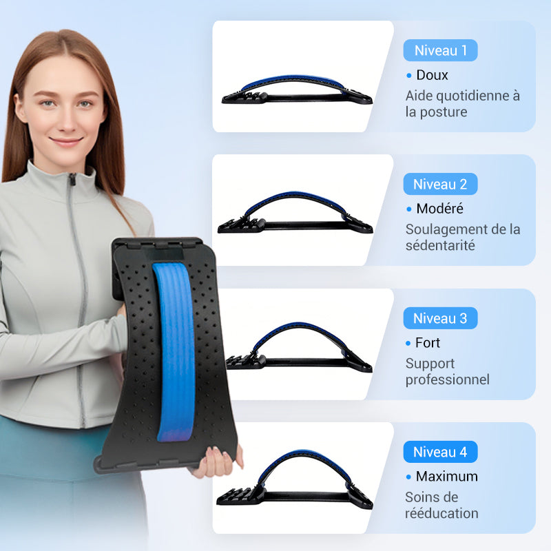 🏆Magnetischer Lendenwirbelstrecker mit Akupunkturmassage zur👑Linderung von Rückenschmerzen🌿