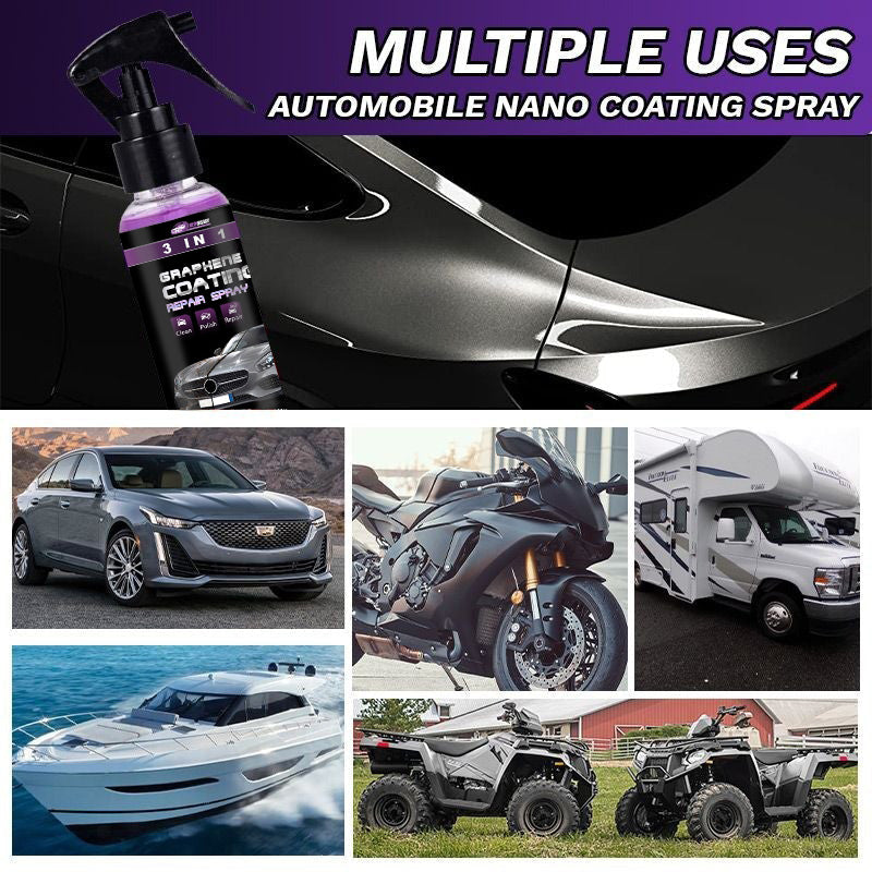 🔥Kaufen Sie 2 und erhalten Sie 3 gratis🔥 3-IN-1 Hoher Schutz Schnelles Auto-Beschichtung Spray
