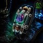 💥Last-Minute-Angebot – 57 % Rabatt ☪️Im Dunkeln leuchtendes Lederarmband mit Sternzeichen für Männer und Frauen (6,9/8,1 Zoll)♑️