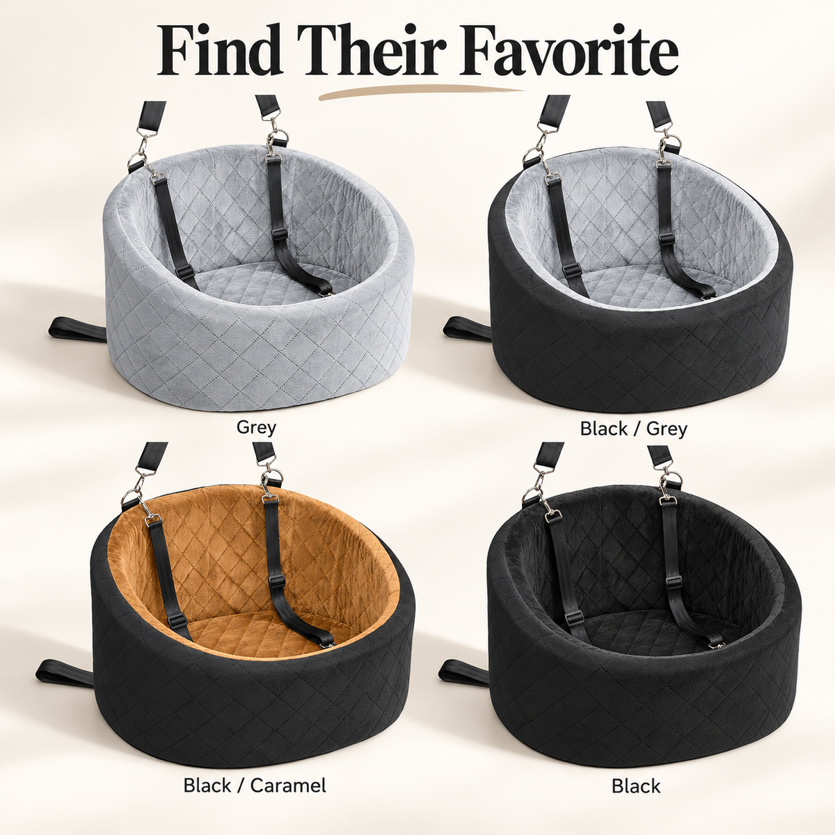 Car Dog Seat &amp; Portable Pet Carrier