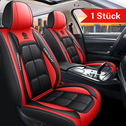 PU-Leder-Autositzbezüge, Frontsatz, universell passend für Limousinen, SUVs und Lastwagen