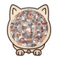 🎅Weihnachtsverkauf 46% Rabatt🐱135-Stk. Morandi-farbiges Katzenpuzzle aus Holz🎁