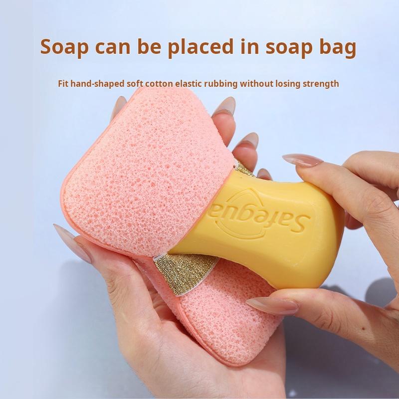 🌞Sommerschlussverkauf: 50 % Rabatt🔥🧼Doppelseitige Schaumstofftasche für das Badezimmer🧽