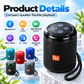 🥳 2026 HOT SALE 🔥 50 % RABATT! Tragbarer Bluetooth-Lautsprecher – Bluetooth 5.3, 5 W klarer Klang, Wiedergabe über TF-Karte und USB, Freisprechanrufe. Kompakt, leicht und einfach zu transportieren. Großartiger Klang überall! 🎶🔊