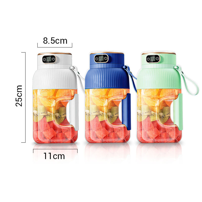 💥💥Sommer Heißer Verkauf ❄️Multifunctional Tragbare Saftpresse Tasse mit Digitalanzeige