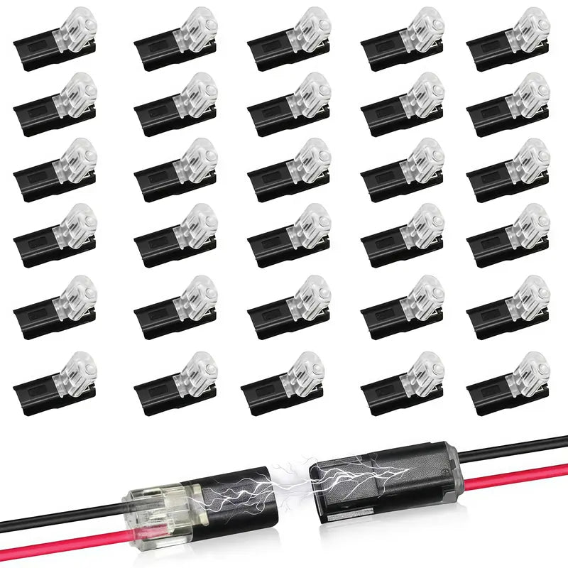 💘 Valentinstagsangebot: 50% Rabatt! 🔌 Doppeldraht-Steckverbinder mit Verriegelungsklip – Sicher & Schnell verbinden in 70% weniger Zeit!
