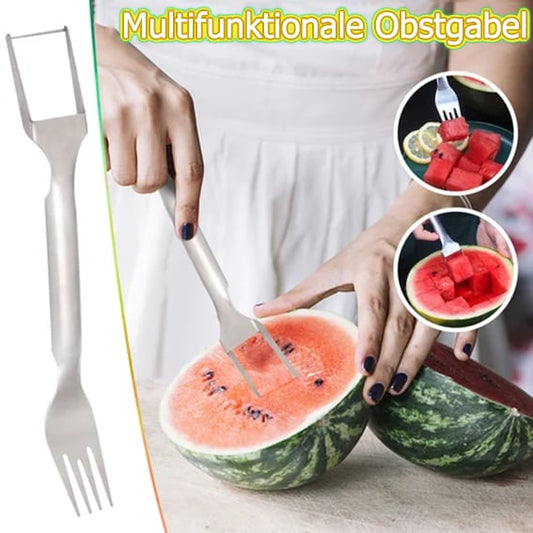 🔥Kaufen Sie 1 und erhalten Sie 1 gratis🔥2-in-1-Obstschneider aus Edelstahl🍉