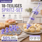 ⏳Zeitlich begrenztes Angebot: 50 % Rabatt⏰Edelstahl-Kuchendekorationspistolen-Set💉🏵️🍪