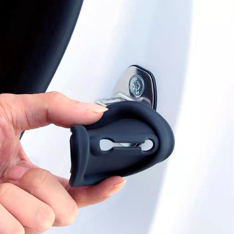 Silikonabdeckung für Autotürschloss – Schalldämpfungsmatte