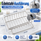 Aufbewahrungsregal aus Edelstahl für die Küchenspüle